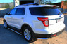 Защита заднего бампера - дуга (уголки) Ford Explorer 2012 (d76)