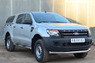 Пороги труба с накладкой Ford Ranger 2012 (d76)