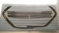 Молдинги окон Toyota Land Cruiser Prado 150 (6 элементов, хром, нержавейка)