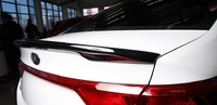 Накладка на крышку багажника - лип спойлер «GT-Line» KIA Rio Sedan IV (2017+)