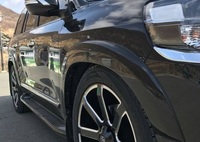 Фендера - расширители колесных арок +9мм Toyota Land Cruiser 200 2015, 2016+