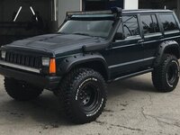 Фендера - расширители колесных арок Jeep Cherokee XJ (120/90мм)