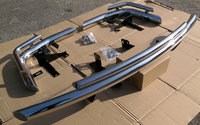 Защита бампера (уголки + дуга) Toyota Land Cruiser 200 комплект