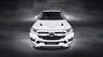 Тюнинг обвес - бампера "HRS Sport" Toyota Land Cruiser 200 2016+ (FRP)