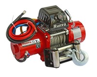 Лебёдка электрическая 12V Runva 9500lbs 4350 кг (короткий барабан)