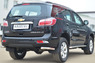 Защита заднего бампера - уголки Chevrolet Trailblazer 2013 (d63)