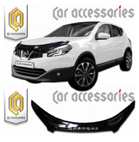 Дефлектор капота - мухобойка Nissan Qashqai 10-13