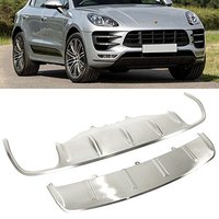 Диффузор переднего и заднего бампера Porsche Macan 2014+