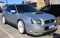 Губа (перед) Subaru STI style Impreza 2003-2005 GDB