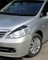 Накладки на фары (реснички) Nissan Tiida 2004-2007