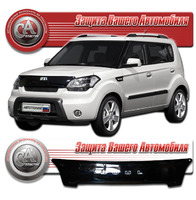 Дефлектор капота - мухобойка Kia Soul 08-11