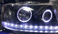 Фары тюнинг диодные Toyota Succeed черные линзованые