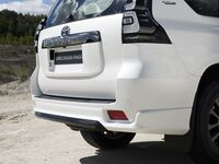 Губа задняя Toyota Land Cruiser Prado 150 Black Onyx (GBT)