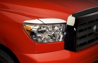 Реснички (накладки на фары) для Toyota Tundra (хром)