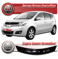 Дефлектор капота - мухобойка Nissan Note 2008