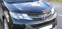 Дефлектор капота - мухобойка Toyota Rav4 40 2013+ (черный)