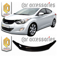 Дефлектор капота - мухобойка Hyundai Elantra 2011