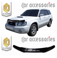 Дефлектор капота - мухобойка Subaru Forester 02-05