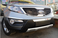 Накладка на передний бампер Kia Sportage 2010-2013 