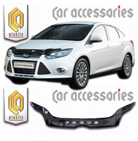 Дефлектор капота - мухобойка Ford Focus 3 седан 2011+