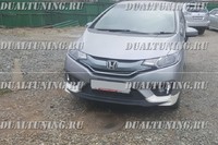 Обвес - губа Mugen Honda FIT 2013-2017 GP5, GP6, GK3, GK4, GK5, GK6