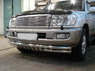 Решетка радиатора Toyota Land Cruiser 100 (лезвия) 2004-2008