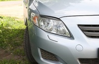 Накладки на фары (реснички) Toyota Corolla Sd 2007 - 2010