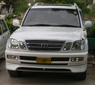 Губа передняя Toyota Land Cruiser 100 с лезвием