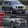 Комплект рестайлинга из 2010-2019 в 2020 год для Nissan Patrol Y62