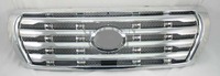 Решетка радиатора Toyota Land Cruiser 200 07-11 (хром)