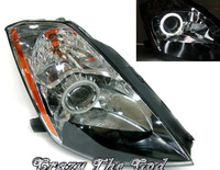 Фары (оптика) Nissan 350Z 2002-2005 линза (черные)