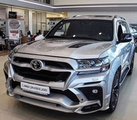 Тюнинг обвес - бампера "HRS Sport" Toyota Land Cruiser 200 2016+ (FRP)