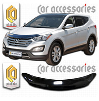 Дефлектор капота - мухобойка Hyundai Santa Fe 2012+