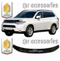 Дефлектор капота - мухобойка Mitsubishi Outlander 2012