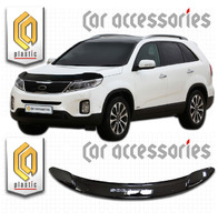 Дефлектор капота - мухобойка Kia Sorento 2012