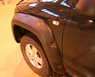 Фендера - расширители колесных арок Volkswagen Amarok ( LLDPE)