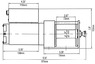 Лебёдка электрическая 12V Runva 3000lbs