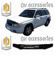 Дефлектор капота - мухобойка Subaru Forester 00-02