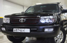 Решетка радиатора Toyota Land Cruiser 100 (черная)