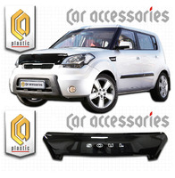 Дефлектор капота - мухобойка Kia Soul 12-14