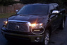 Ходовые огни с планкой под фары Toyota Tundra / Sequoia