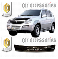 Дефлектор капота - мухобойка SsangYong Rexton 01-07