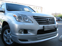Губа "LX-Mode" передняя Lexus LX570 (2008-2011)