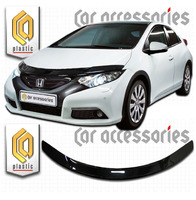 Дефлектор капота - мухобойка Honda Civic 5D 2012+