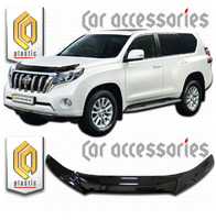 Дефлектор капота - мухобойка Toyota Land Cruiser Prado 150 2014+