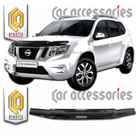 Дефлектор капота - мухобойка Nissan Terrano 2013+