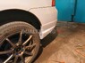 Клыки на задний бампер Toyota Corolla Fielder 120