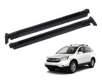 Пороги - подножки черные Honda CR-V (CRV) 2007-2011
