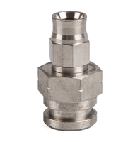 Адаптер (фитинг) тормозного шланга составной M10*1.00 hex19 SS