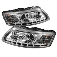 Альтернативные фары (оптика) диодные Audi A6 (линза)